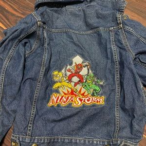 Power rangers Disney 7/8 denim jacket
